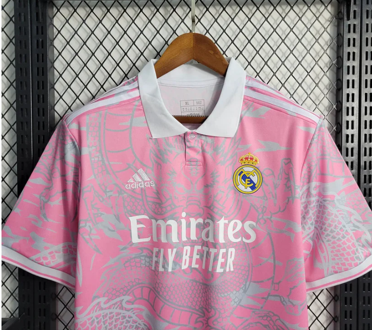 Real Madrid  2023/2024 Pink Dragon Shirt