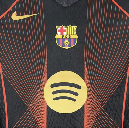 FC Barcelona 2025/2026 Black Orange Shirt