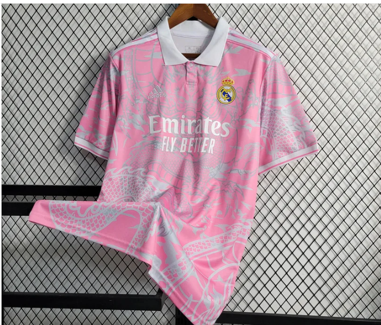 Real Madrid  2023/2024 Pink Dragon Shirt